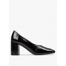 Jonak - Sandales à talon en cuir verni - Taille 38 - Noir