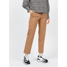 Max&co. - Rechte bandplooibroek - 38 Maat - Beige