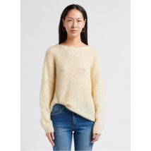 American Vintage - Pull col bateau en alpaga et laine - Taille M/L - Beige