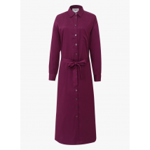 Frnch - Langes kleid mit klassischem kragen - Größe S - Violett