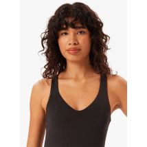 Girlfriend Collective - Camiseta de tirantes ajustada con cuello de pico - Talla M - Negro