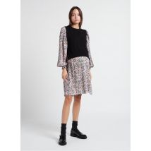 Seraphine - 2-in1 zwangerschapsjurk met print - 14 Maat - Zwart