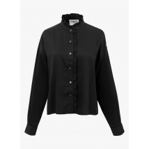 Frnch - Blouse col montant - Taille M - Noir