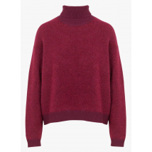 Mkt - Weit geschnittener rollkragenpullover aus wollmix - Größe XS - Rosa