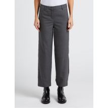 Maison 123 - Pantalon droit rayé - Taille 38 - Argent