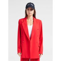 Twinset - Veste de tailleur droite - Taille XS - Rouge
