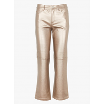Mkt - Pantalón recto metalizado - Talla 42 - Dorado