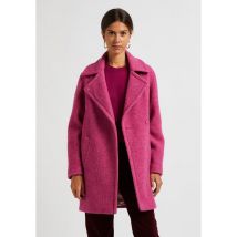 Pablo - Scheerwollen jas van scheerwol - 1 Maat - Roze