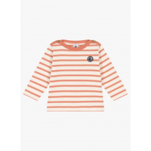 Petit Bateau - Marinera de algodón con cuello redondo - Talla 36M - Beige