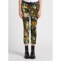Please - Pantalón chino de algodón estampado - Talla S - Multicolor