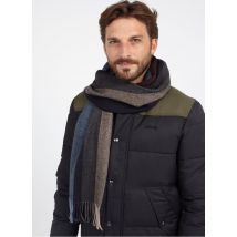 sciarpa a righe con motivo spigato