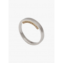 anello argentato carre y argente