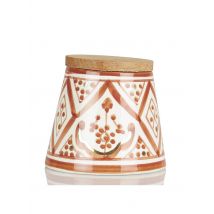 scatola conica in ceramica chabi chic marsala