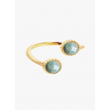 anello in ottone emma & chloe amazonite