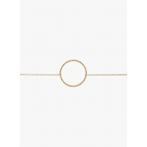 bracciale sottile in ottone dorato emma & chloe