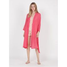 vestaglia kimono in cotone e seta