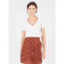 t-shirt scollo a v in misto cotone grace et mila