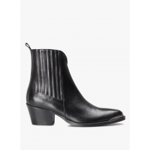 boots western in pelle jonak noir