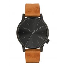 orologio con cinturino in pelle komono