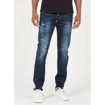 jeans slim tapered fit le temps des cerises blue