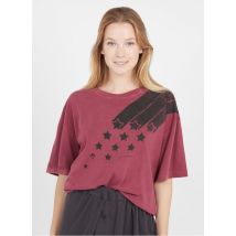 t-shirt scollo tondo serigrafata in cotone biologi