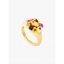 anello in ottone les nereides multicolore
