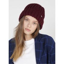 berretto con risvolto liu jo bordeaux