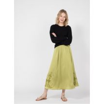 gonna lunga ricamata in lyocell louise misha