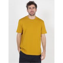 t-shirt scollo tondo in cotone marc o'polo