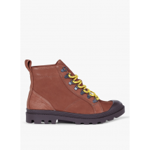 sneakers alte in pelle mellow yellow brown