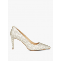 décolleté a punta con monogramma michael kors