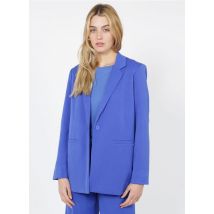 giacca con revers minimum dazzling blue