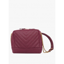 borsa in pelle trapuntata con catene nat & nin