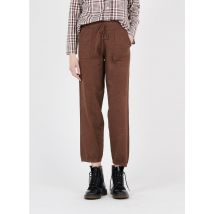 pantaloni in maglia nice things marron