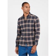 camicia collo button down regular fit con motivo t