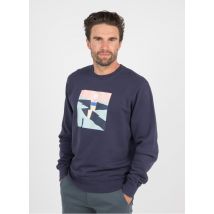 felpa scollo tondo regular fit serigrafata in coto