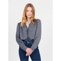 camicia scollo a v con volant pablo jeans