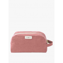 trousse in cotone con zip rive droite paris