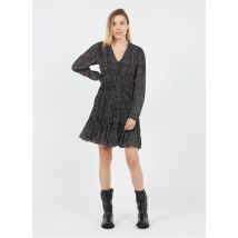 abito corto con punto smock a pois school rag