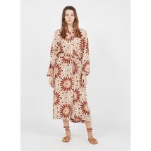 abito chemisier con collo classico stampato