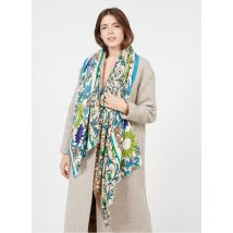 sciarpa stampata in lana e seta storiatipic beige