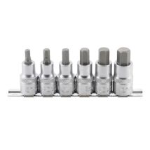 Jeu De Douilles À Embouts Bgs Technic - 12,5mm (1/2") - Six Pans Intérieurs 6/14mm -