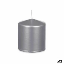 Bougie Acorde 92543 Argenté 9 X 10 X 9 Cm (12 Unités)