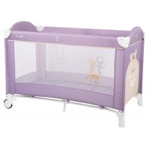 Lit De Voyage 120x60 Cm Girafe Violet