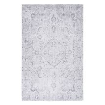 Tapis Gris Coton 160 X 230 Cm