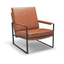 Bradford - Fauteuil Design Rétro En Simili Cuir