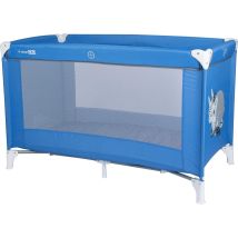 Lit De Voyage 120x60 Cm Lapin Bleu Basic