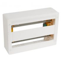 Coffret Basique Drivia 18 Modules À Équiper 250x355mm Avec 2 Rails Din - Bricoman