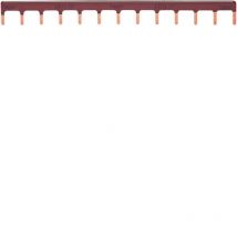 Hager - Kb963p - Barre De Pontage 1p 63a Languette 10mm ? Marron 12m - Bricoman