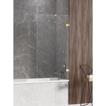 Pare-baignoire Fixe Miami Gold ,couleur: Or , Largeur: 60 Cm - Bricoman
